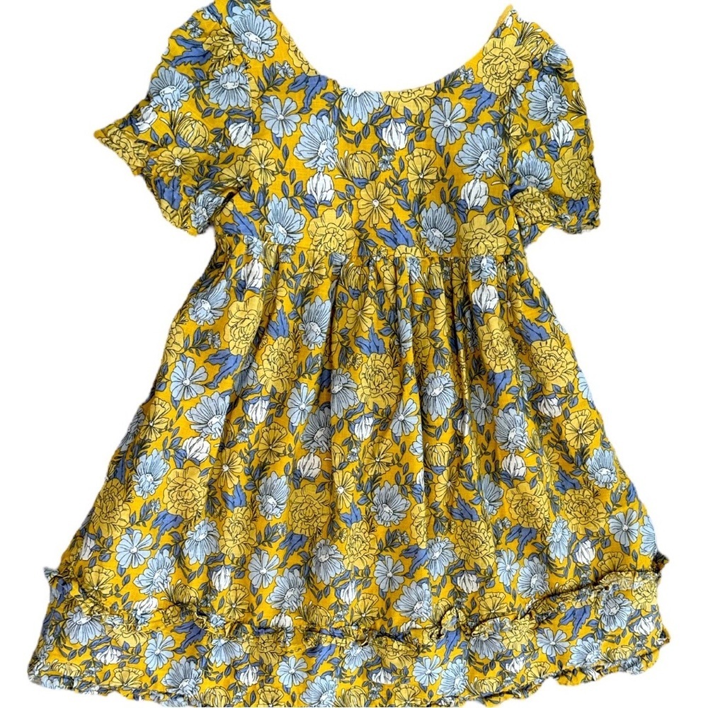 Joie 3T Toddler Girl Floral Rustic Elegant Boho Dress Cottage Core Prairie
